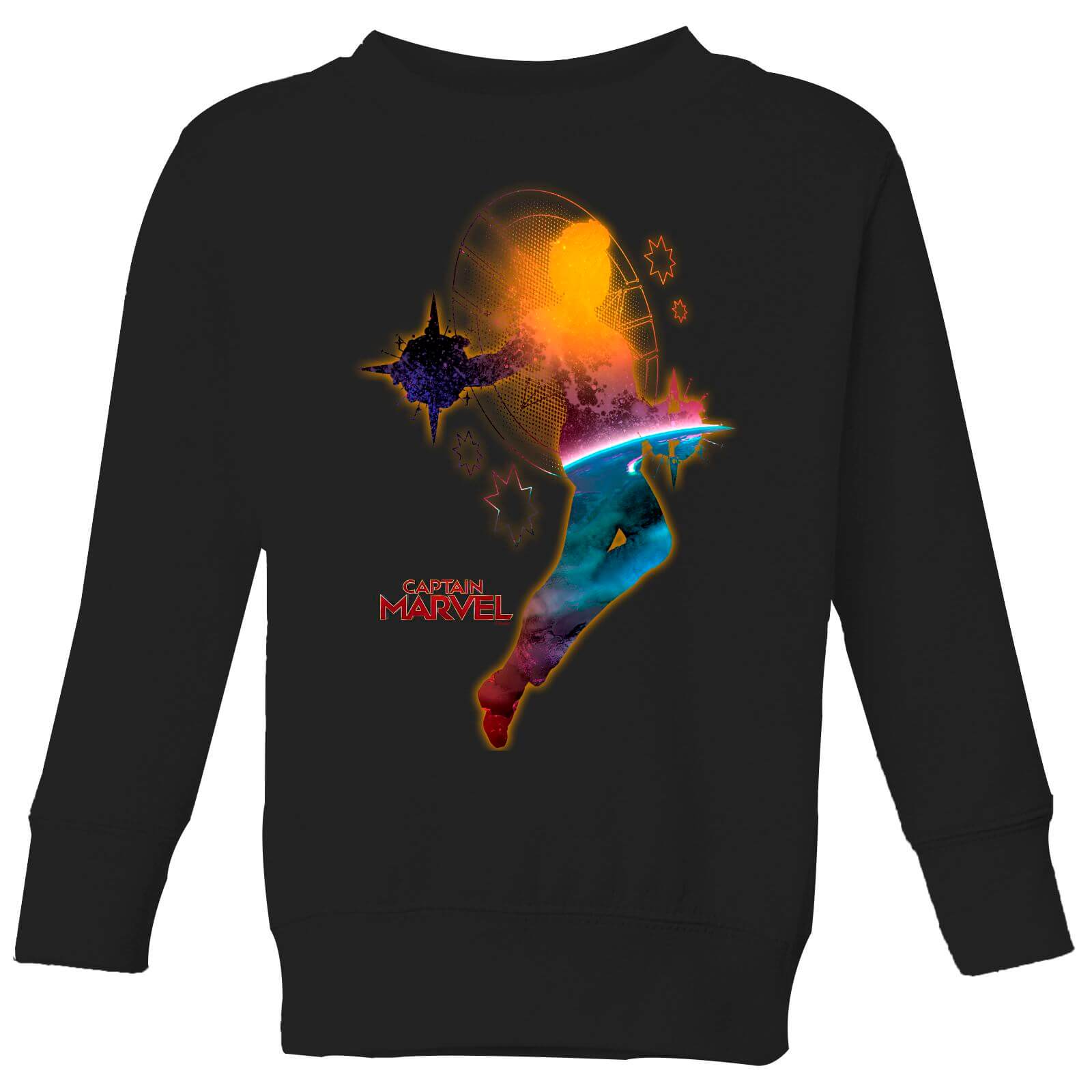 Bild von Captain Marvel Nebula Flight Kids' Sweatshirt - Black - 5-6 Jahre