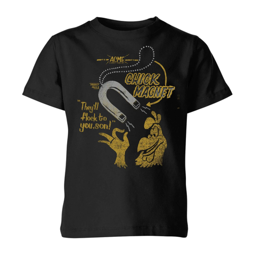 Bild von Looney Tunes ACME Chick Magnet Kids' T-Shirt - Schwarz