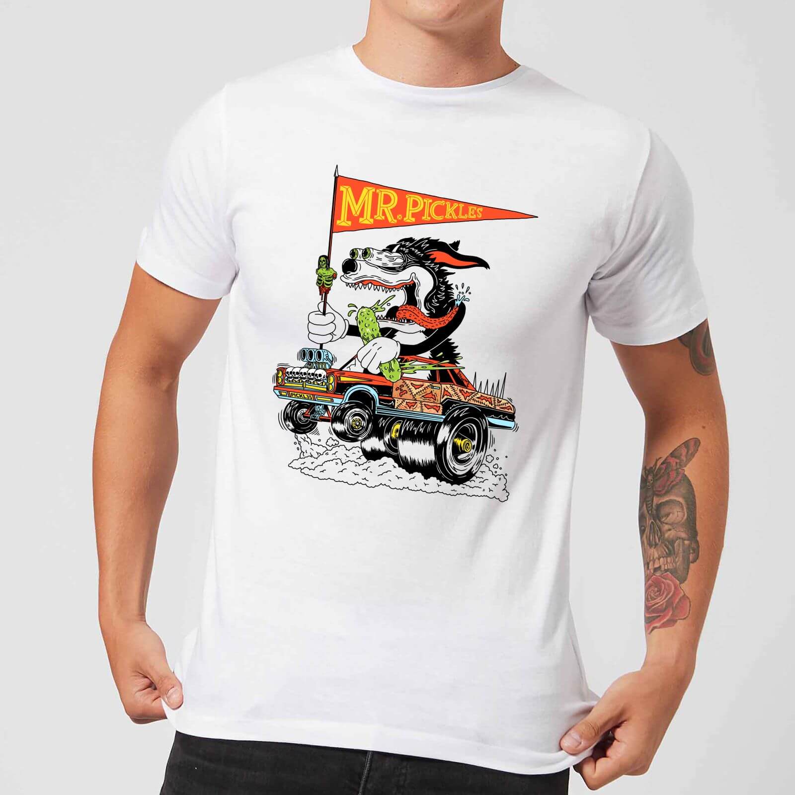 Bild von Mr Pickles Drag Race Men's T-Shirt - White - XXL