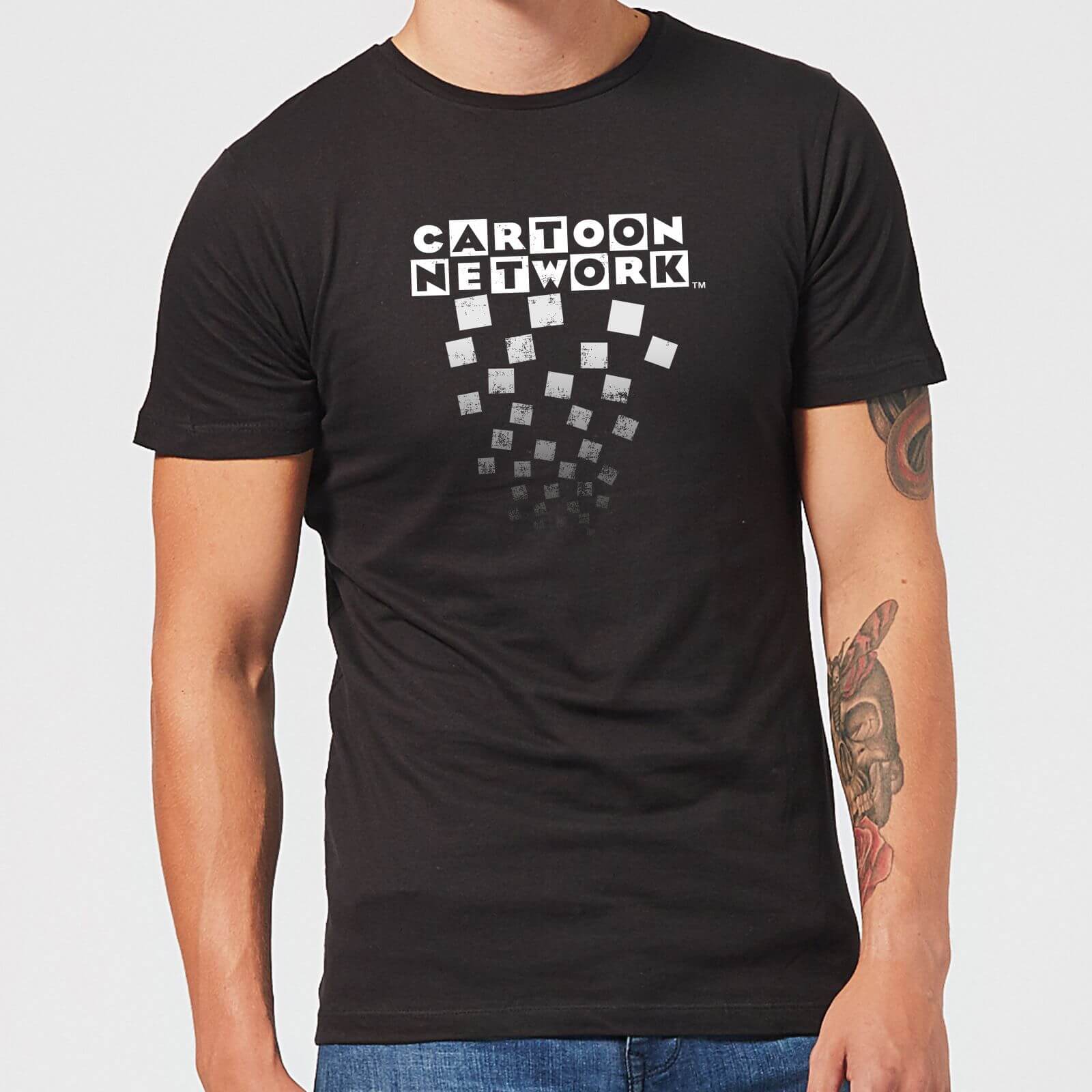 Bild von Cartoon Network Logo Fade Herren T-Shirt - Schwarz - 3XL
