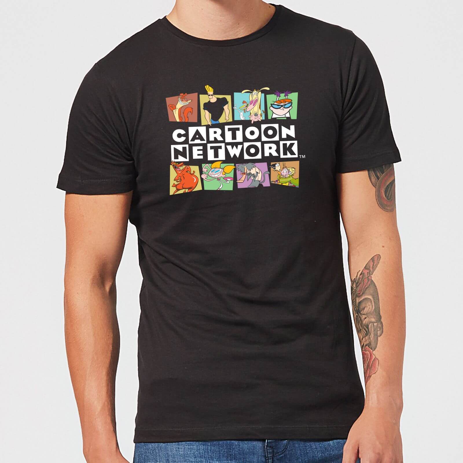 Bild von Cartoon Network Logo Characters Herren T-Shirt - Schwarz - L