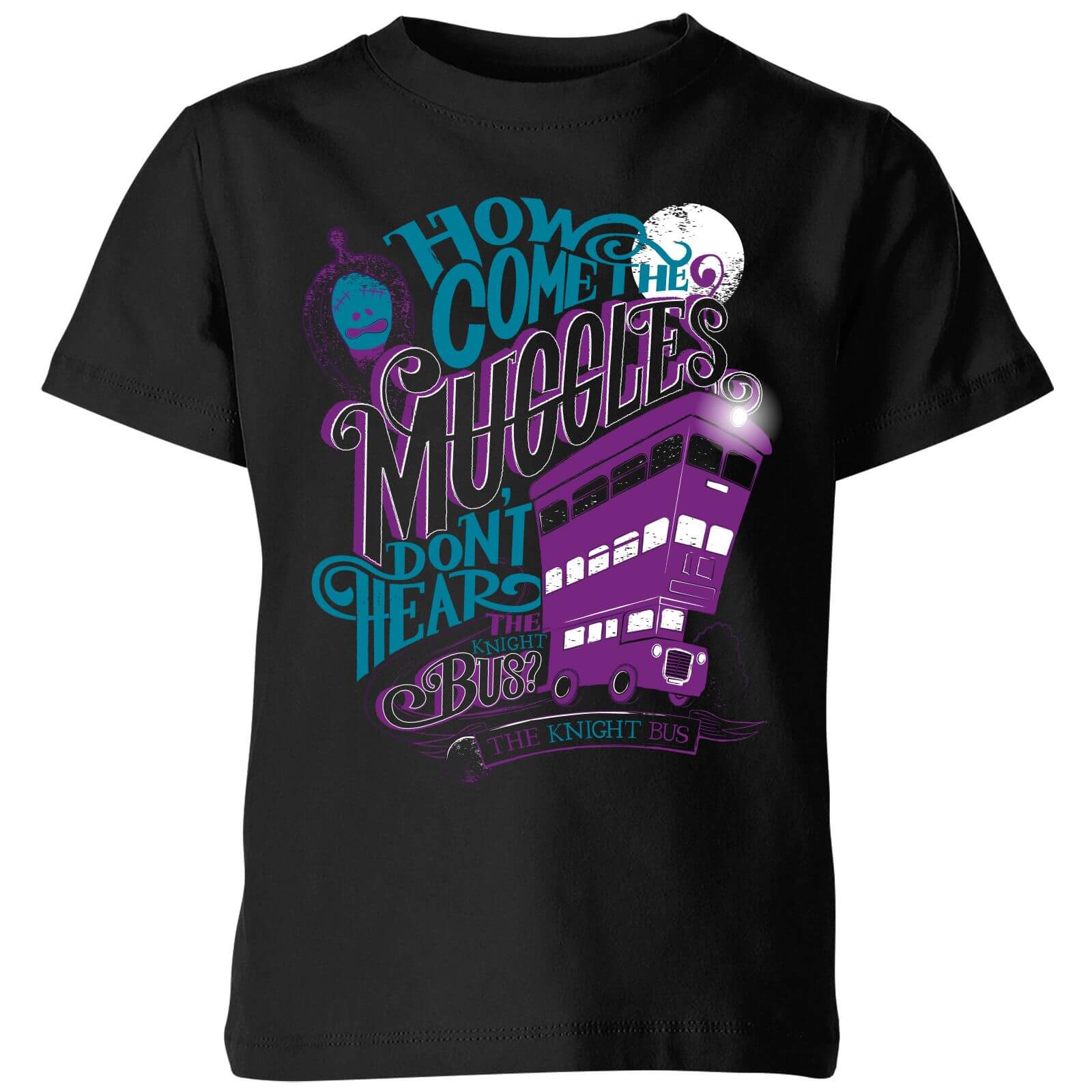 Bild von Harry Potter Knight Bus Kids' T-Shirt - Black - 9-10 Jahre