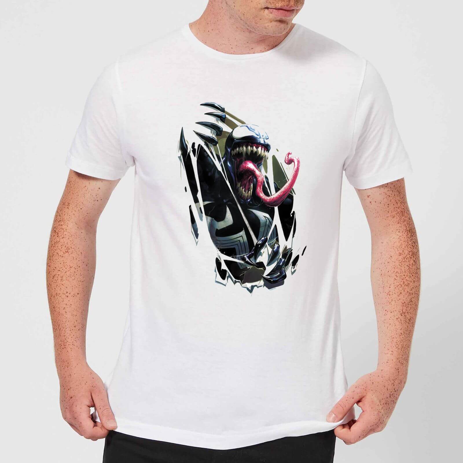 Bild von Marvel Venom Inside Me Men's T-Shirt - White - L