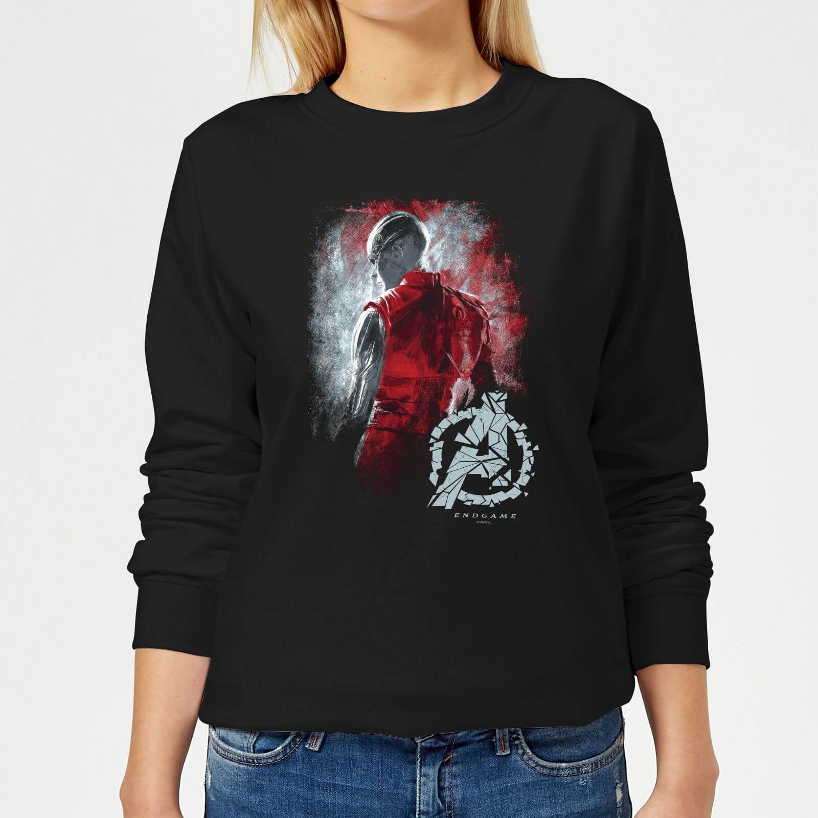 Bild von Avengers Endgame Nebula Brushed Damen Sweatshirt - Schwarz - S