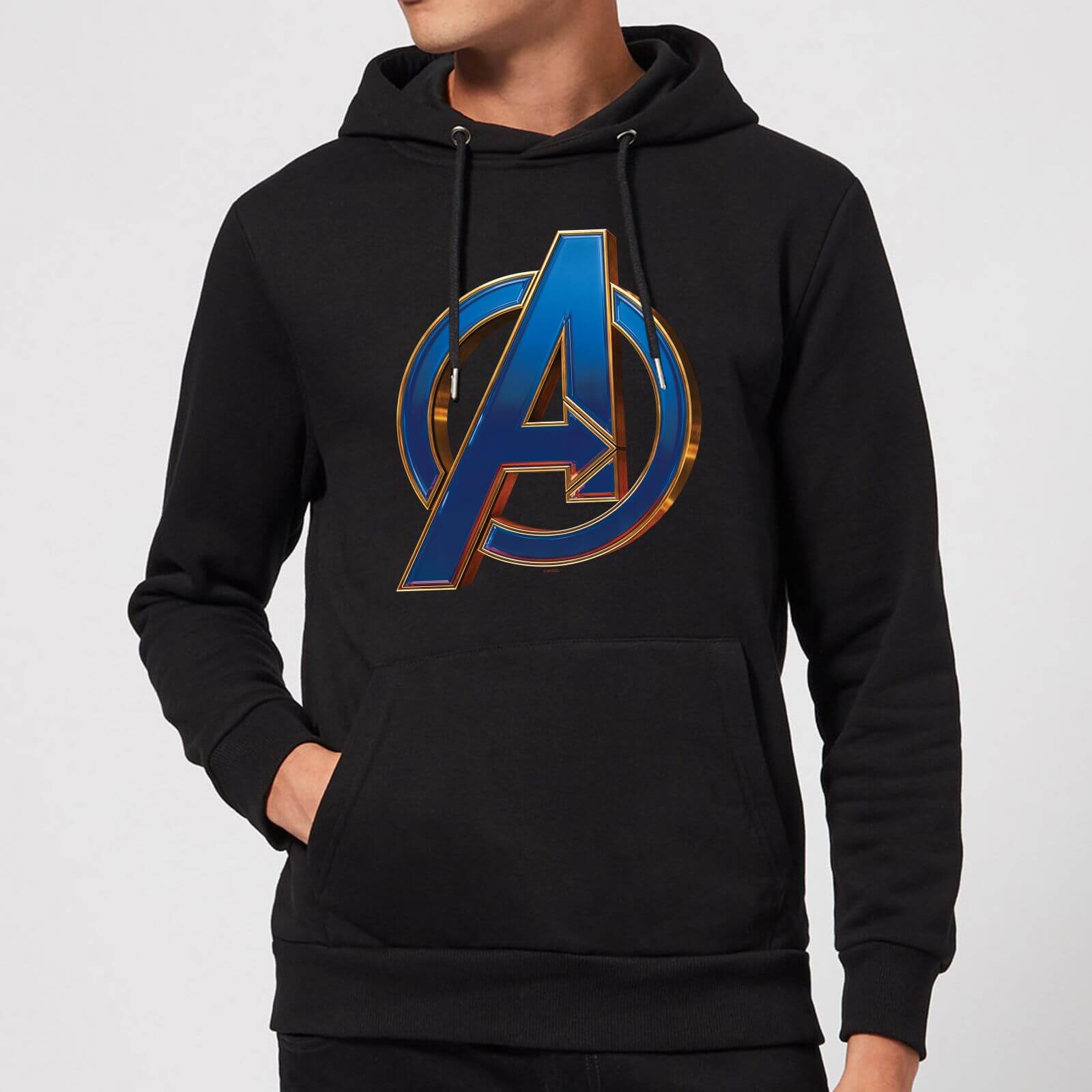 Bild von Avengers Endgame Heroic Logo Hoodie - Schwarz - L
