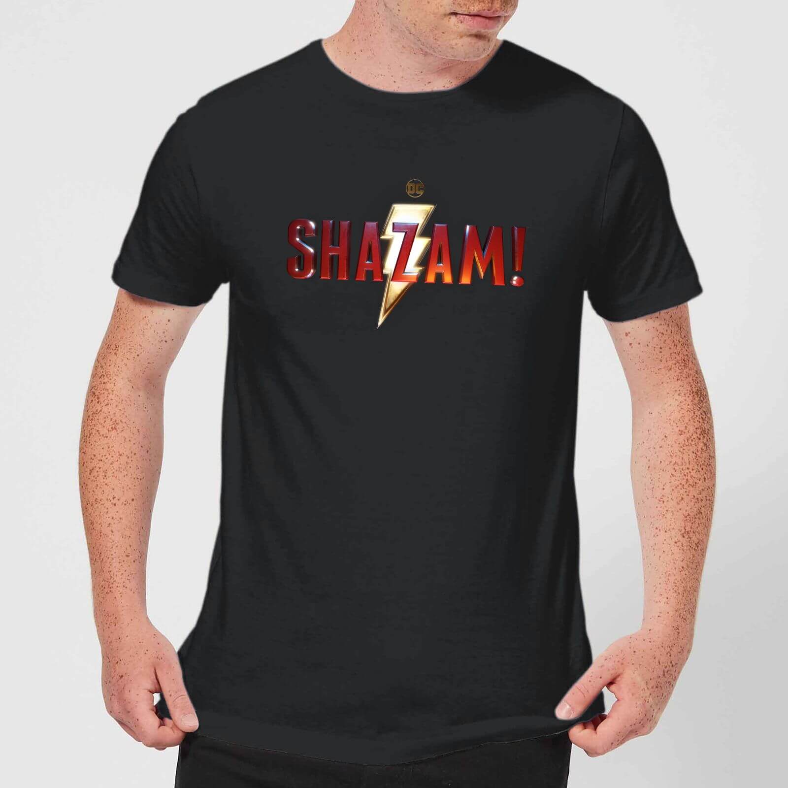 Bild von Shazam Logo Men's T-Shirt - Black - L