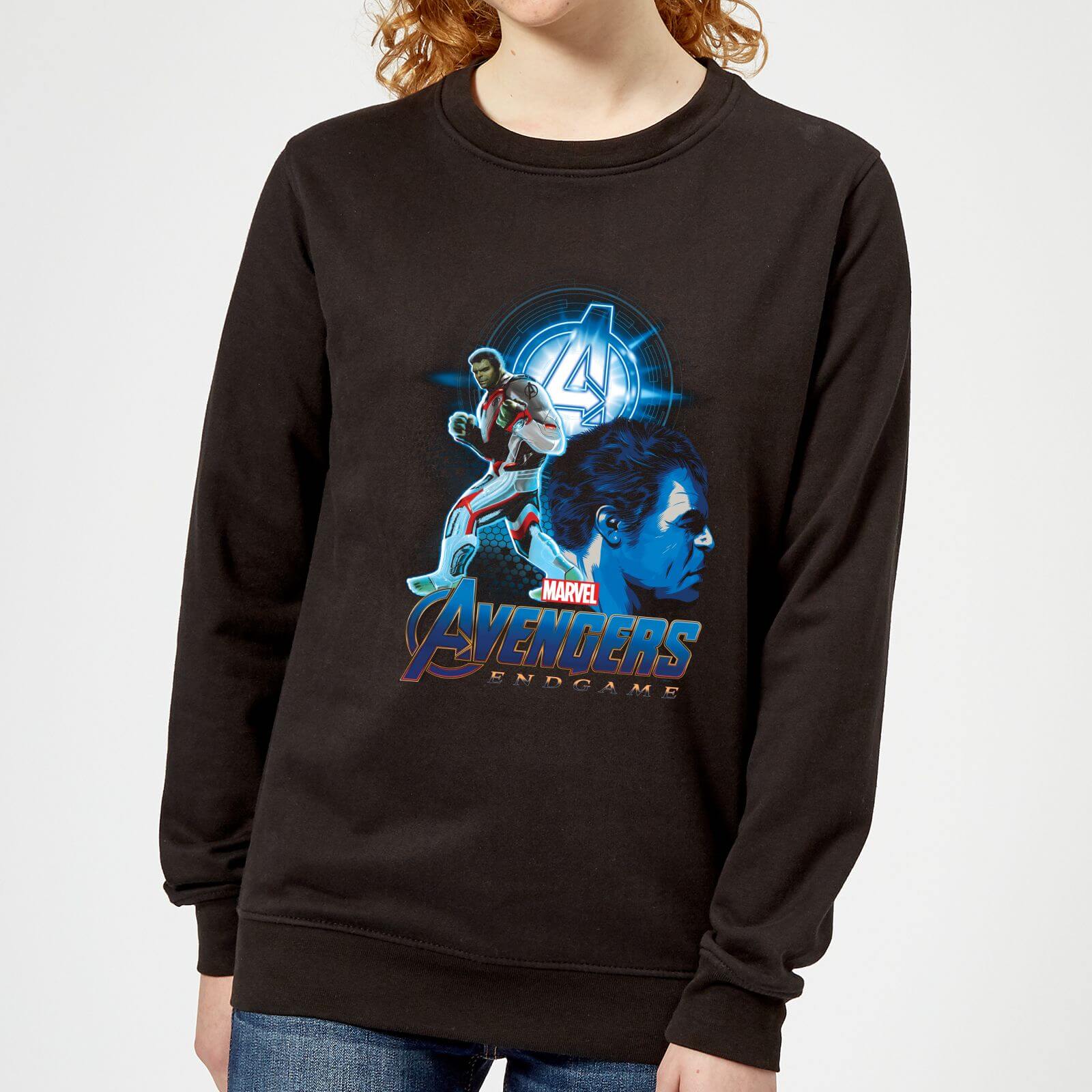 Bild von Avengers: Endgame Hulk Suit Damen Sweatshirt - Schwarz - XS