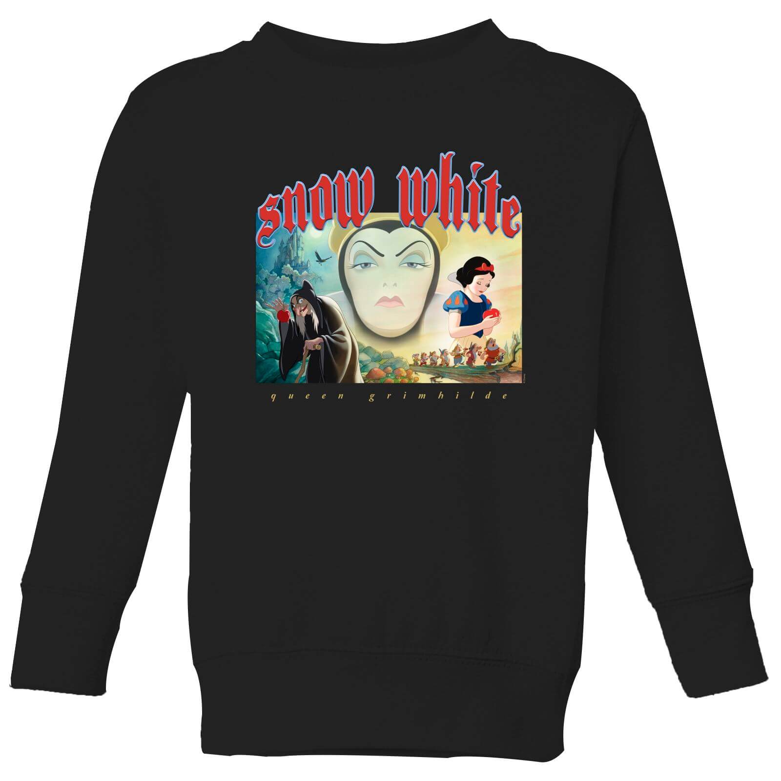 Bild von Disney Snow White And Queen Grimhilde Kids' Sweatshirt - Black - 3-4 Jahre