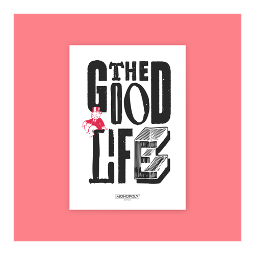Bild von Monopoly The Good Life Art Print - A4