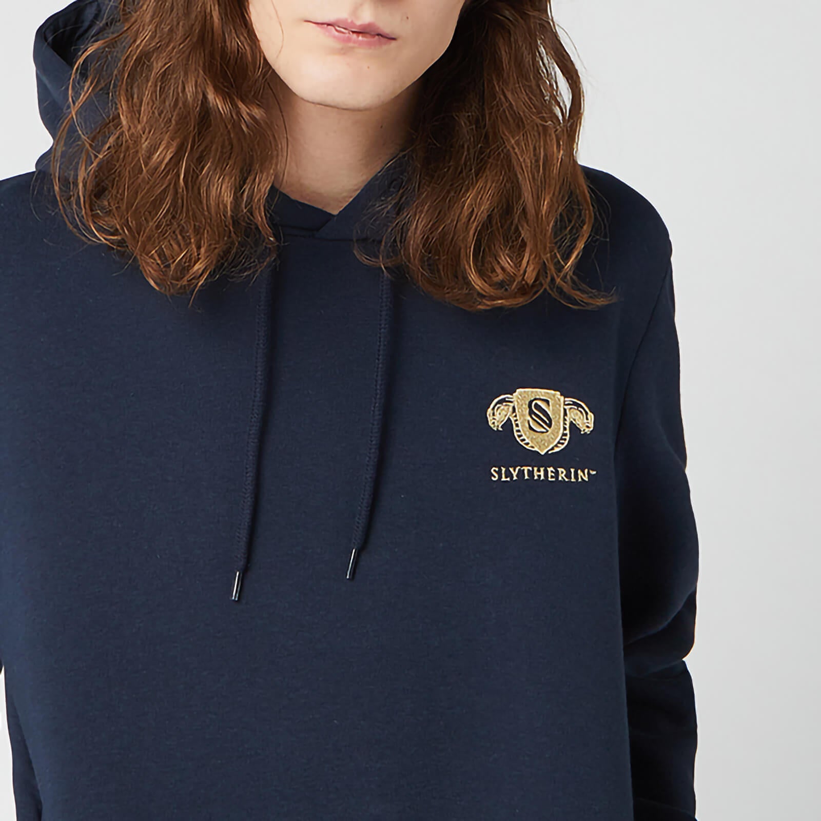 Bild von Harry Potter Slytherin Unisex Embroidered Hoodie - Navy - M