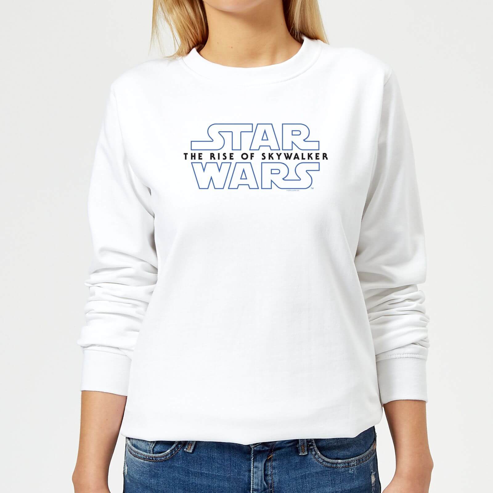 Bild von Star Wars The Rise Of Skywalker Logo Women's Sweatshirt - White - XXL