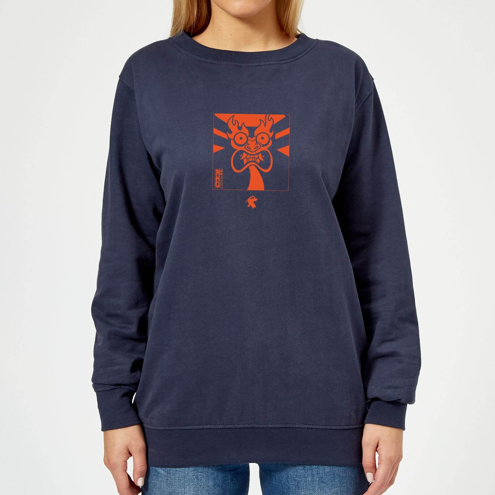 Bild von Samurai Jack Aku Kanji Women's Sweatshirt - Navy - M