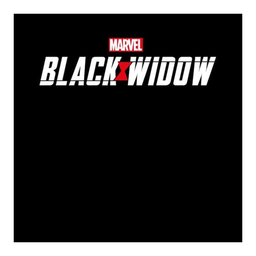 Bild von Black Widow Movie Logo Women's T-Shirt - Schwarz - Größe L