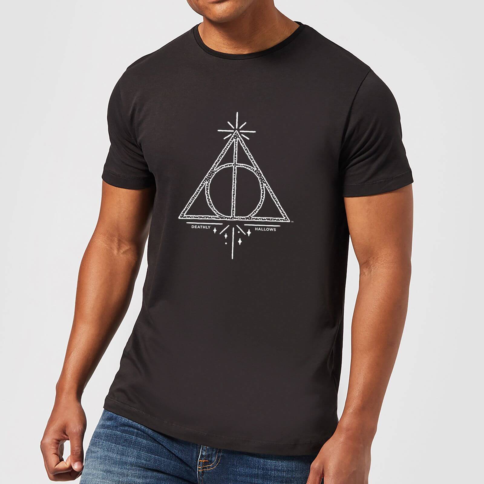 Bild von Harry Potter Deathly Hallows Men's T-Shirt - Black - XS