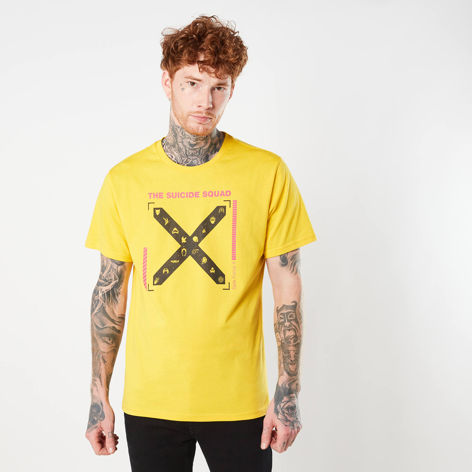 Bild von Suicide Squad Task Force X Target Unisex T-Shirt - Yellow - XS