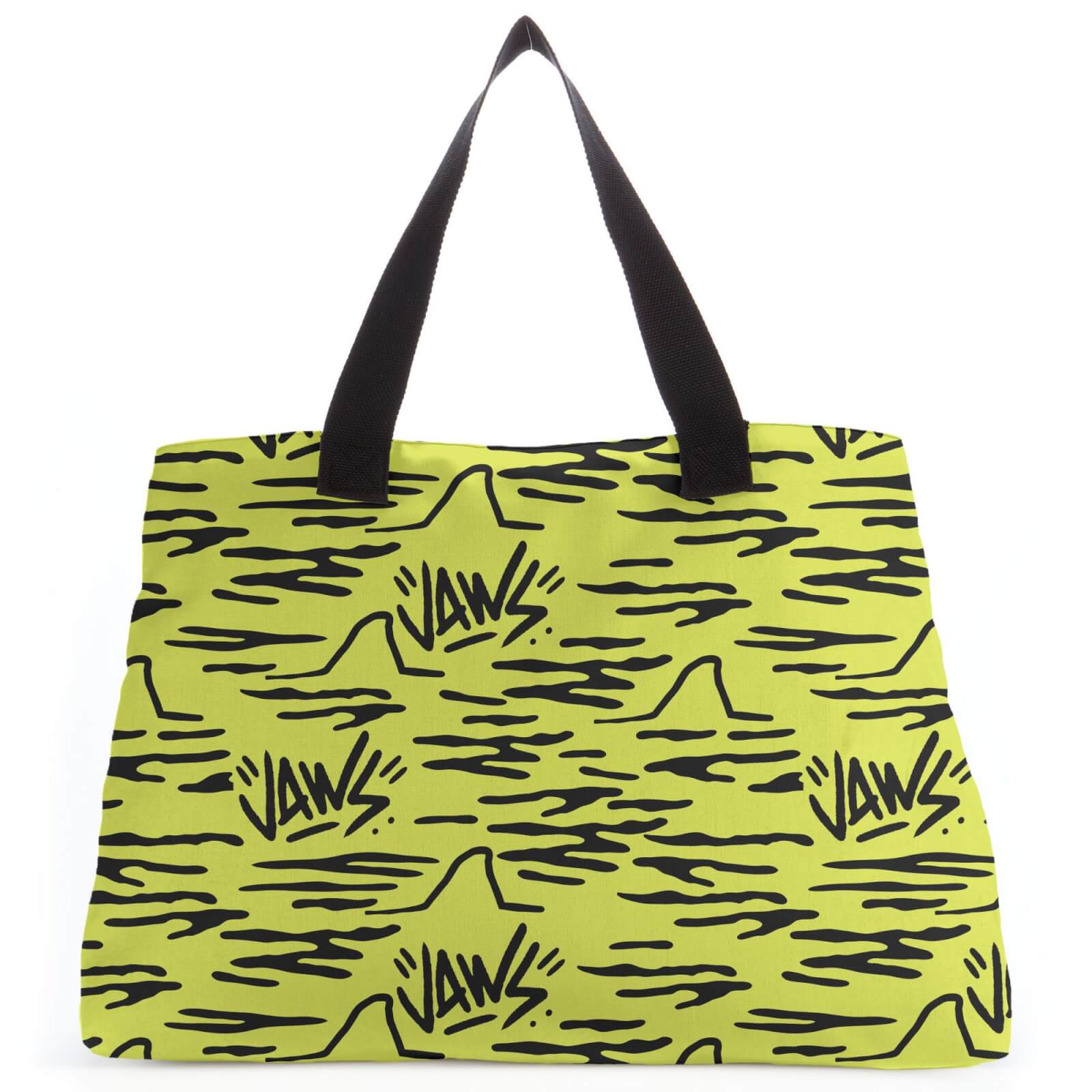 Bild von Jaws Yellow Doodle Tote Bag