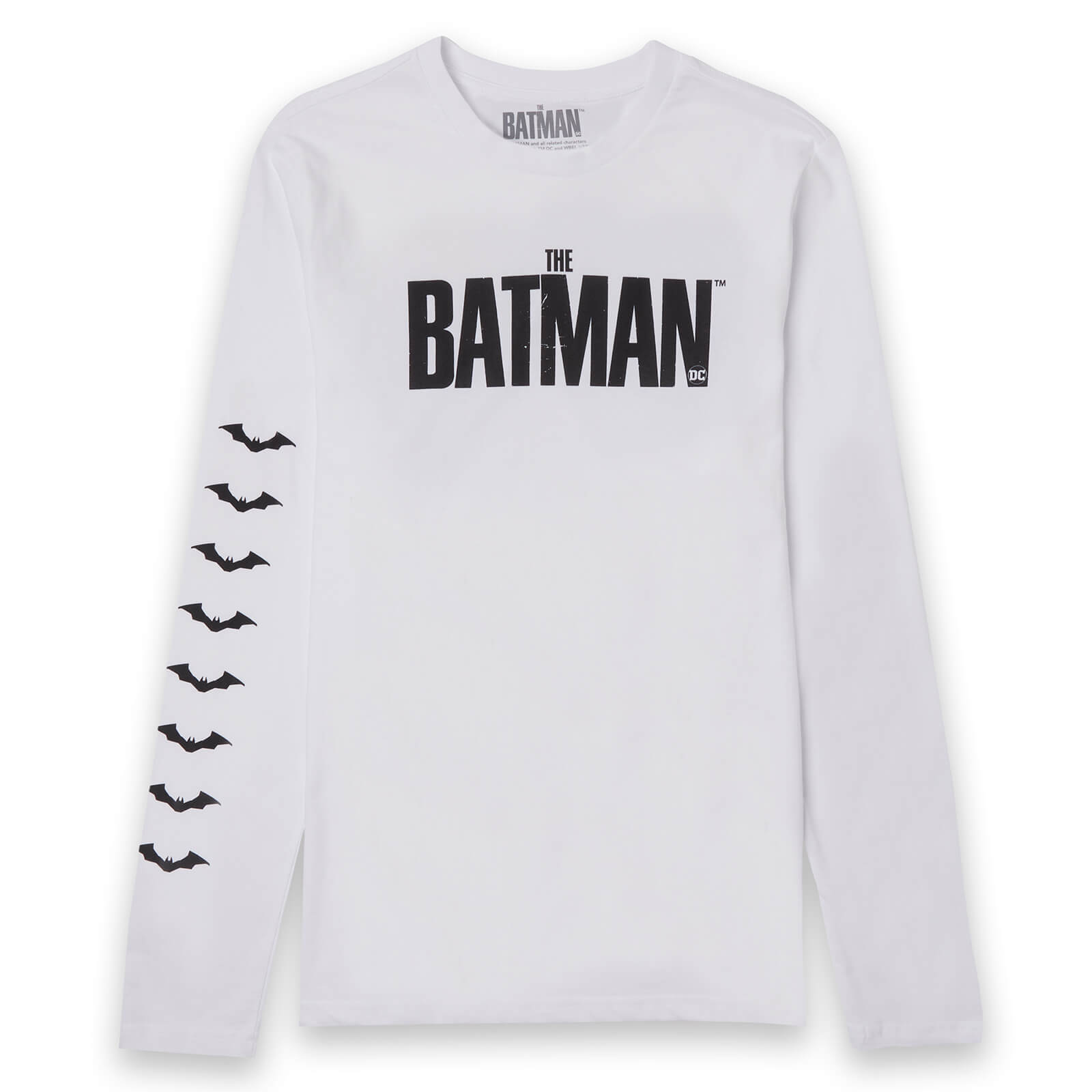 Bild von The Batman The Bat Men's Long Sleeve T-Shirt - White - XS
