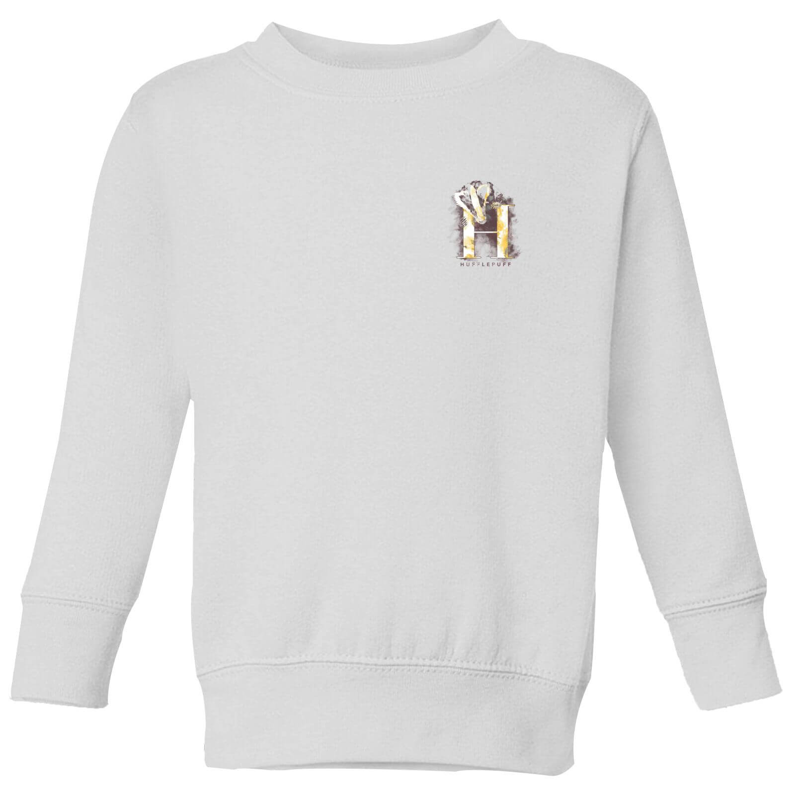 Bild von Harry Potter Hufflepuff Kids' Sweatshirt - White - 11-12 Jahre