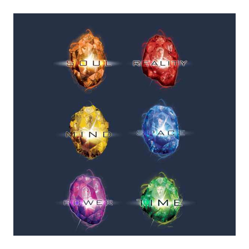 Bild von Avengers Infinity Stones Hoodie - Navy - XXL