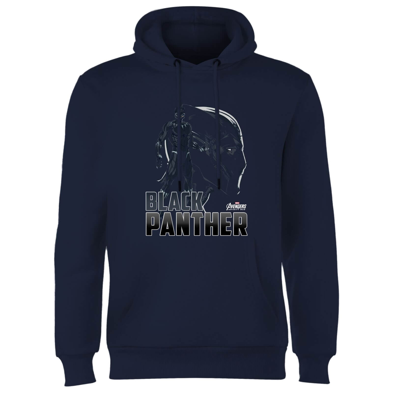 Bild von Avengers Black Panther Hoodie - Navy - L