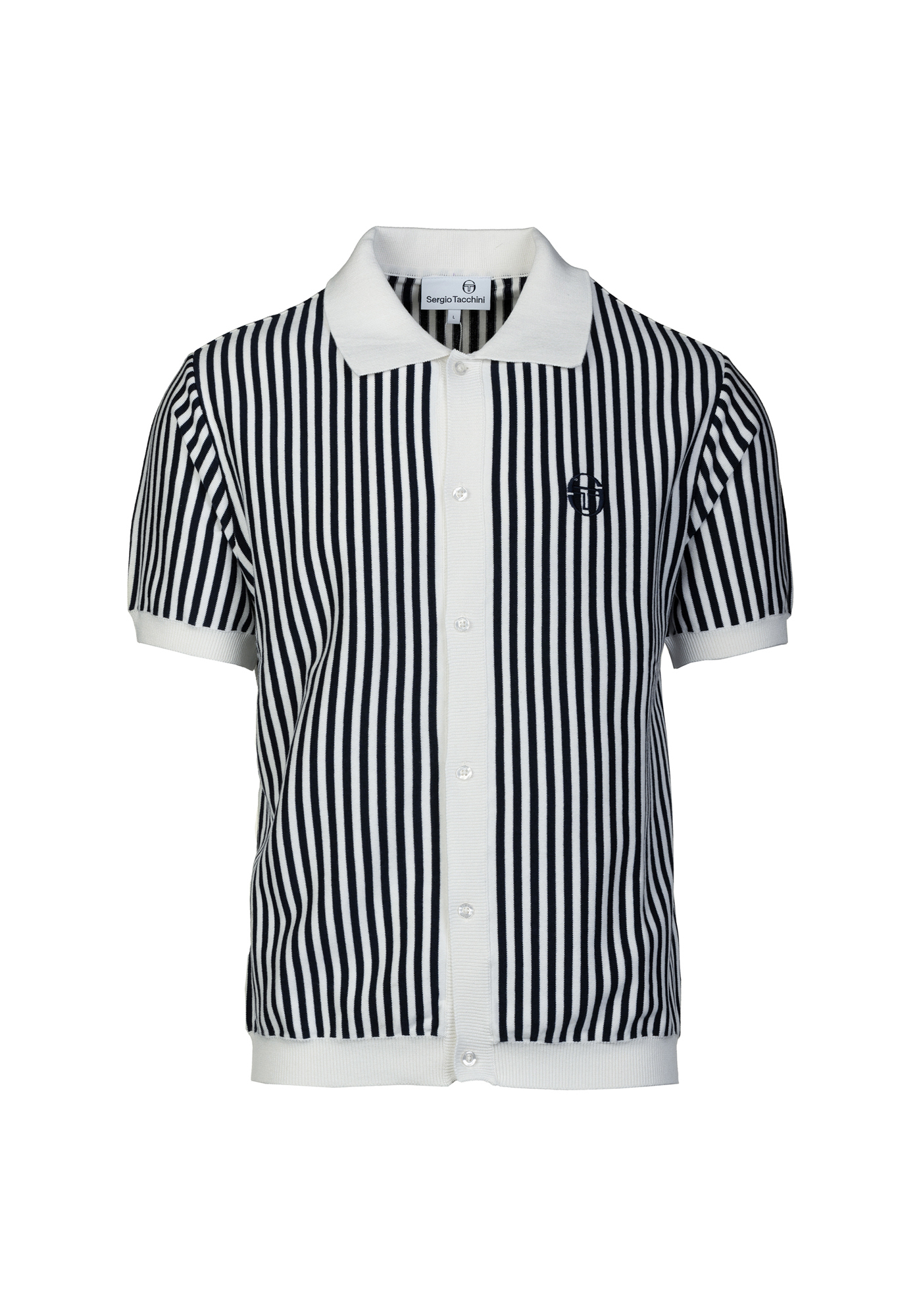 Bild von Sergio Tacchini T-Shirt »ABRAMO KNIT POLO Herren«, Poloshirt Herren, kurzarm Hemd, Trikot, Strickshirt, Outdoor, Sale