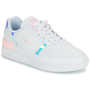 Bild von Lacoste Lederimitat Sneaker weiß pink