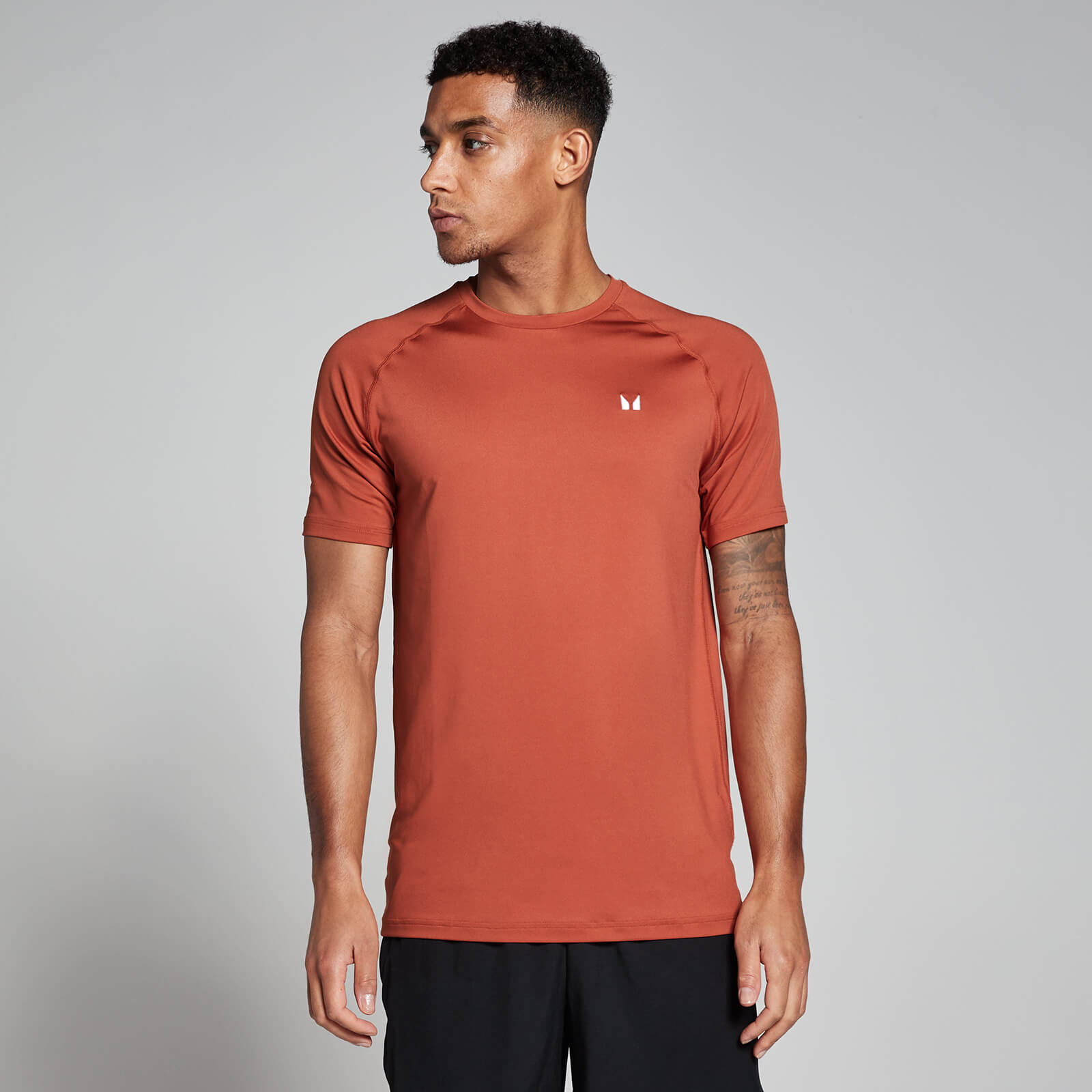 Bild von MP Herren Training Kurzarm-T-Shirt – Backsteinfarben - XS