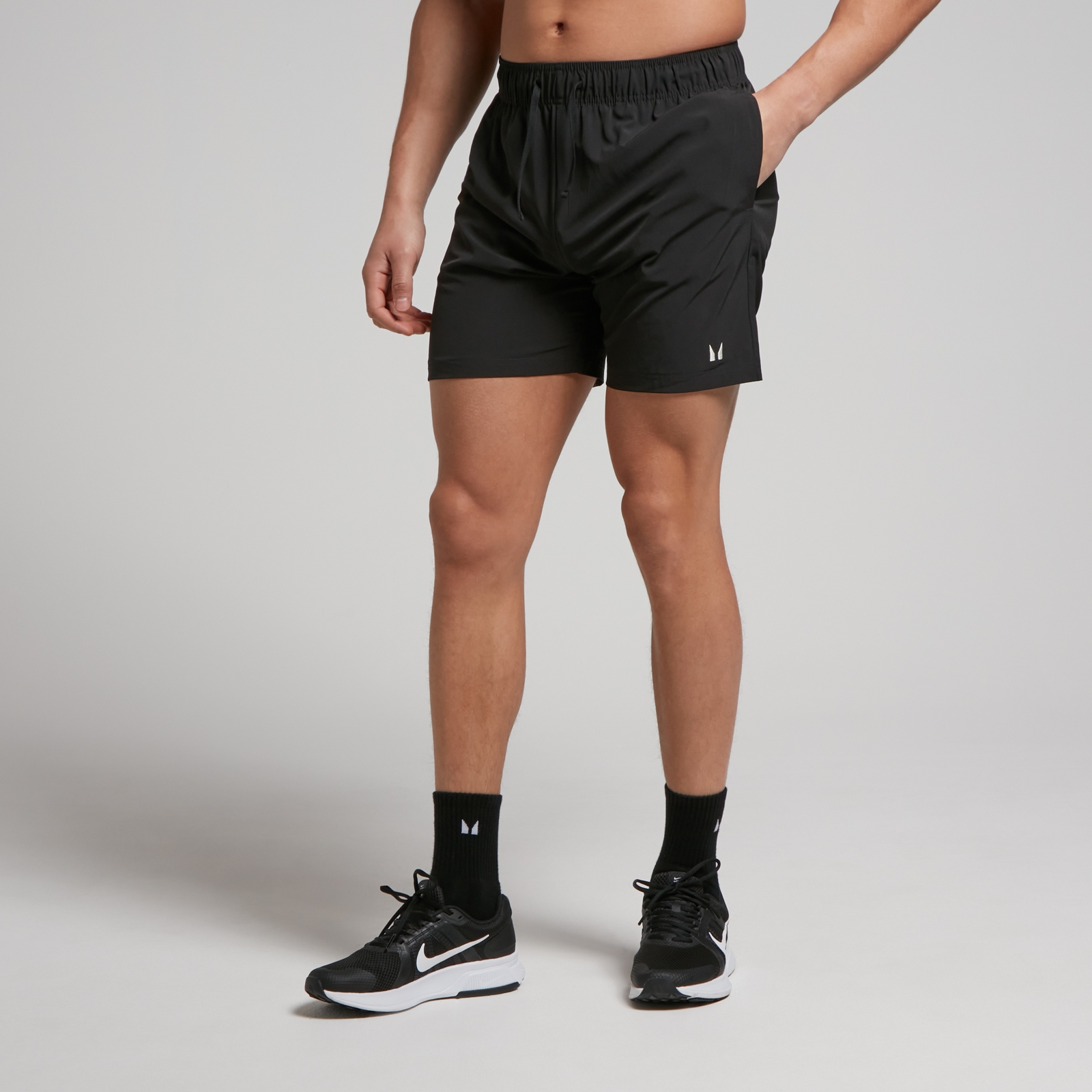 Bild von MP Herren Gewebte Trainingsshorts — Schwarz - XS