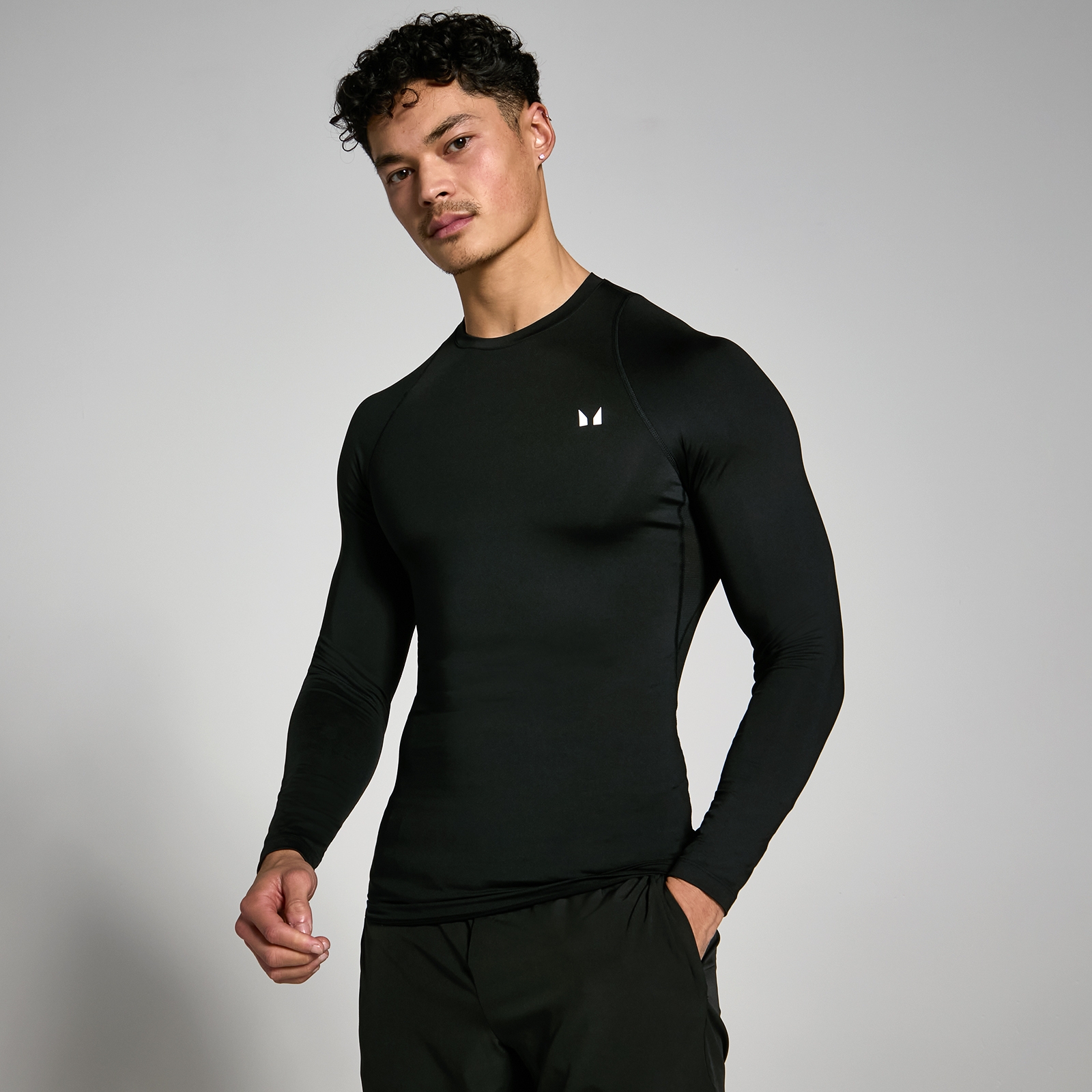 Bild von MP Herren Training Langarm-Baselayer – Schwarz - XXL