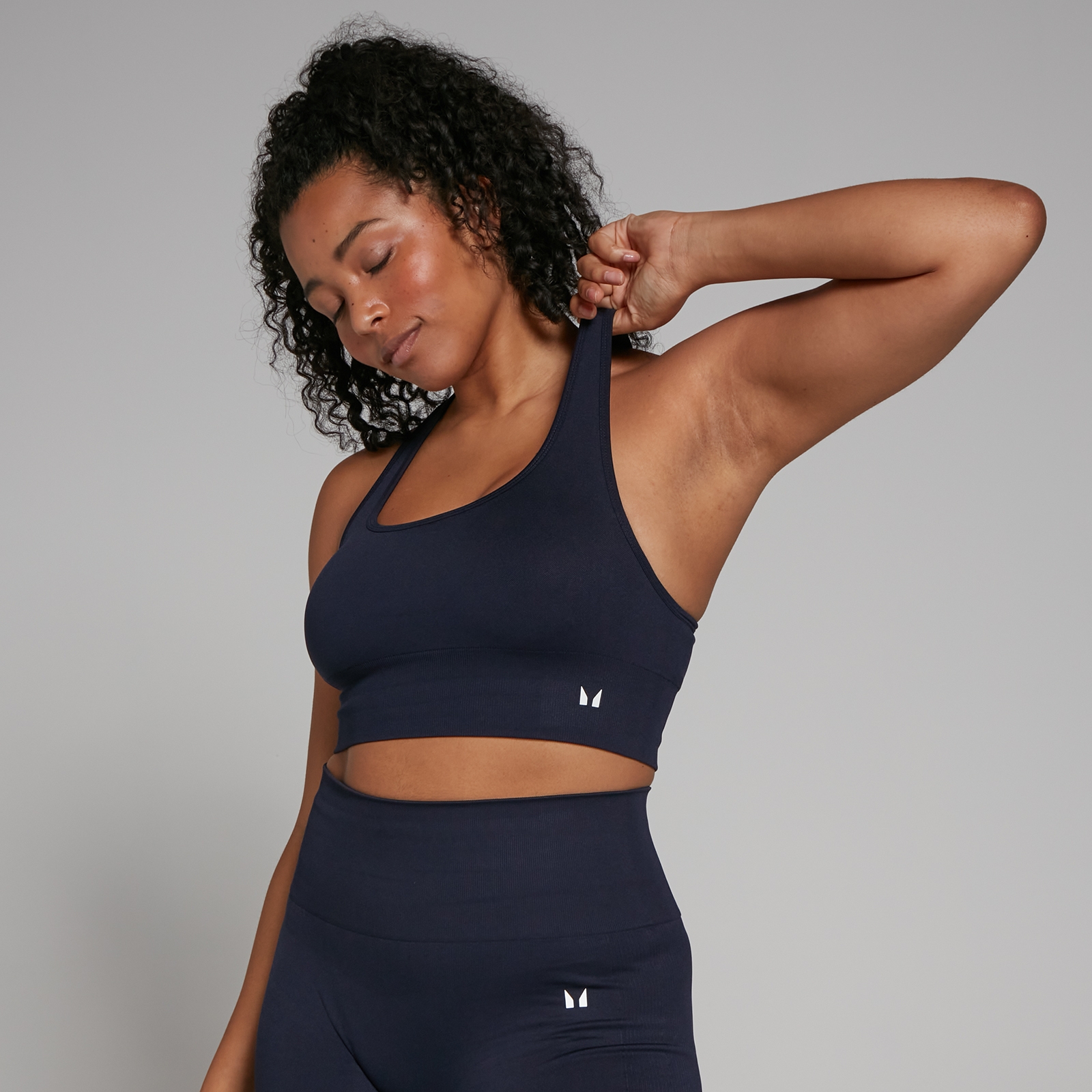 Bild von MP Damen Shape Nahtloser Sport-BH — Navy - XS