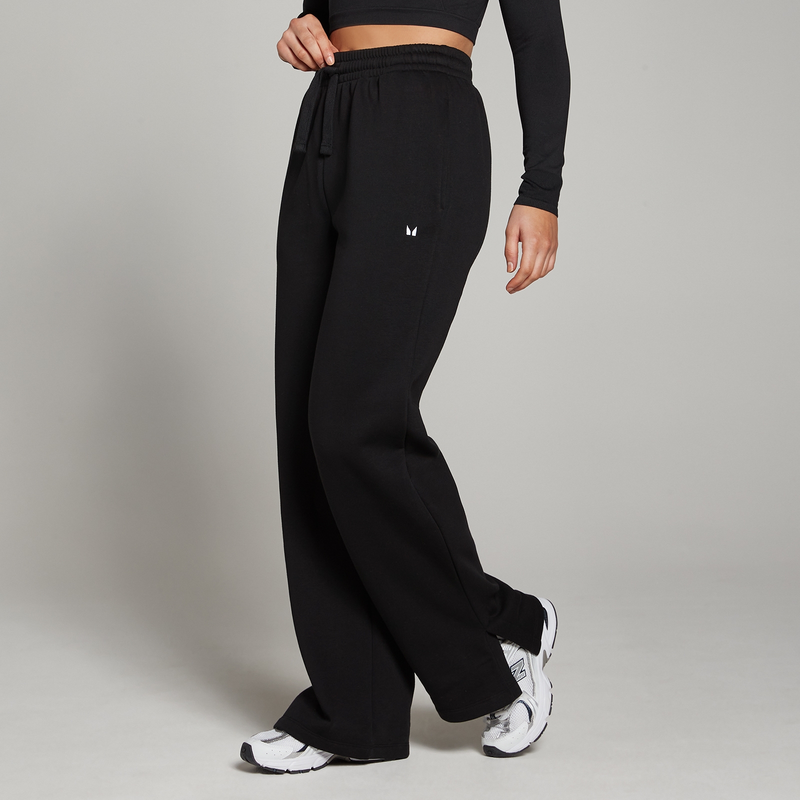Bild von MP Damen Basics Jogginghose mit geradem Bein – Schwarz - L
