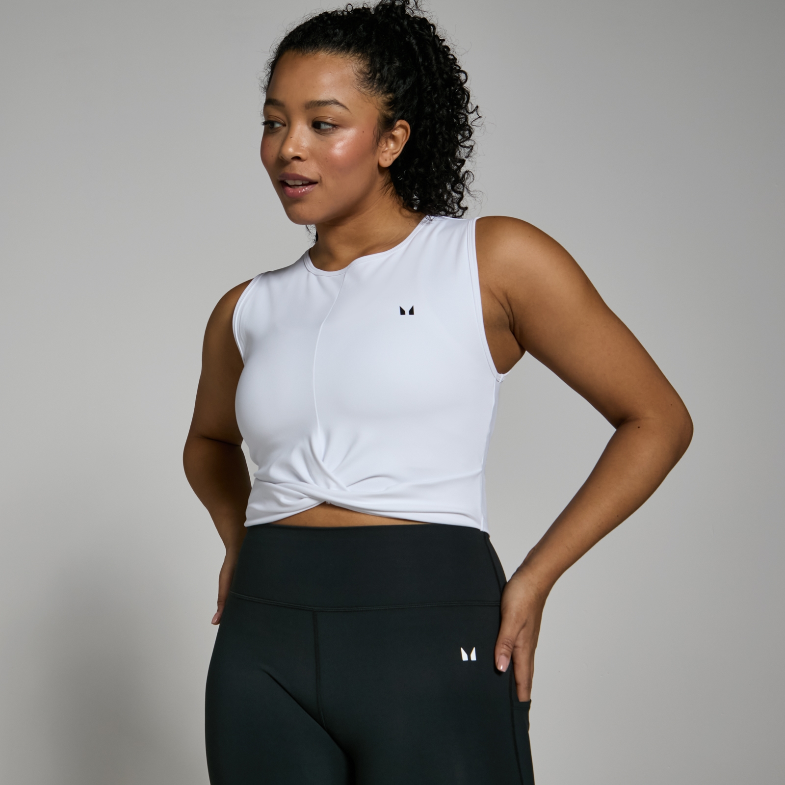 Bild von MP Damen Power Crop Vest – Weiß - L