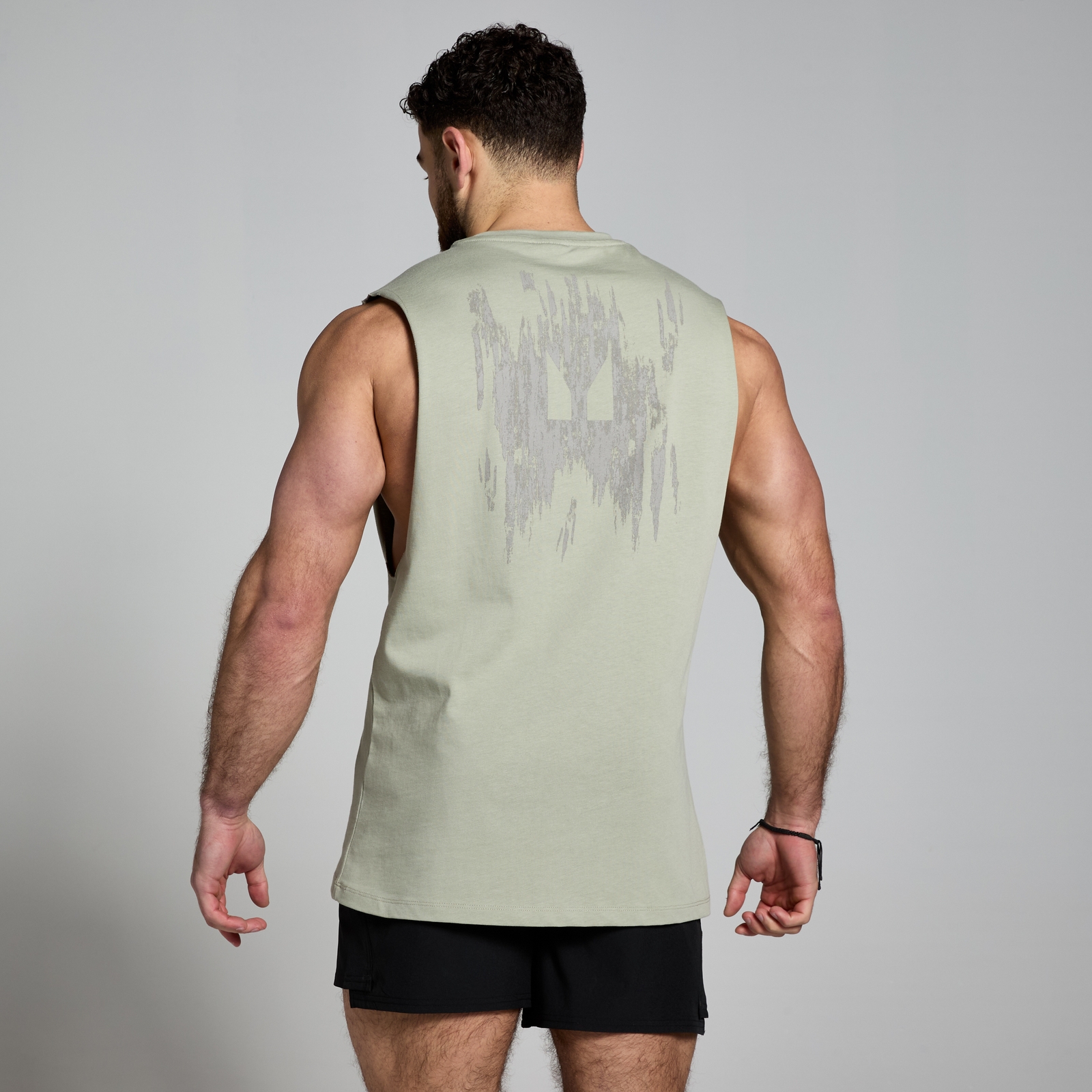 Bild von MP Herren Clay Tanktop mit Grafik – Seegras - M