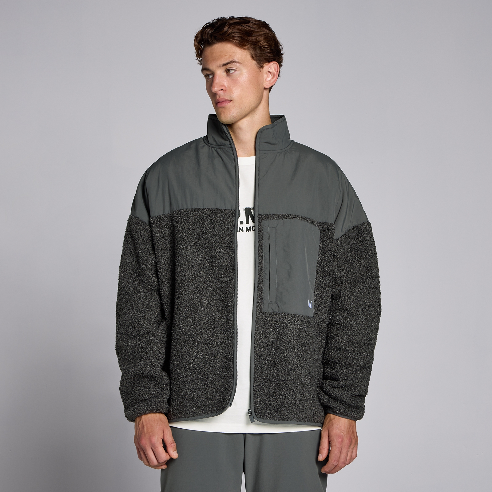 Bild von MP Herren Lifestyle Hybrid-Fleece – Dunkelgrau  - XXL