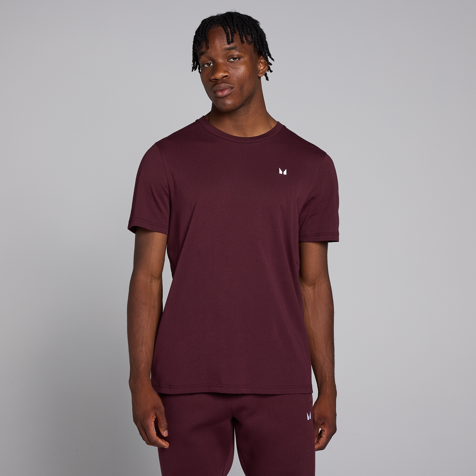 Bild von MP Herren Rest Day Kurzarm-T-Shirt – Dunkle Beere - XXL