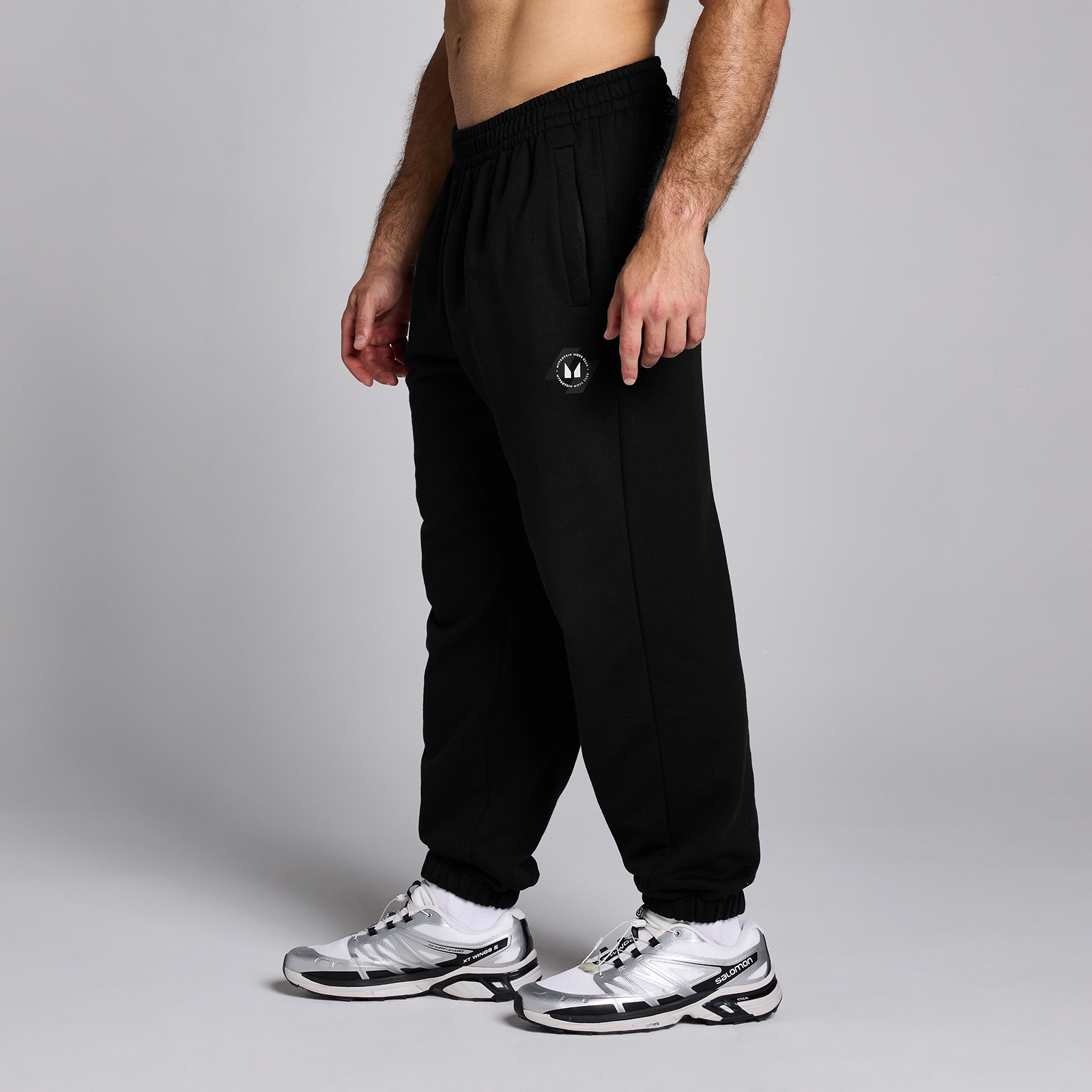 Bild von MP Herren Tempo Oversized Jogginghose – Schwarz  - M