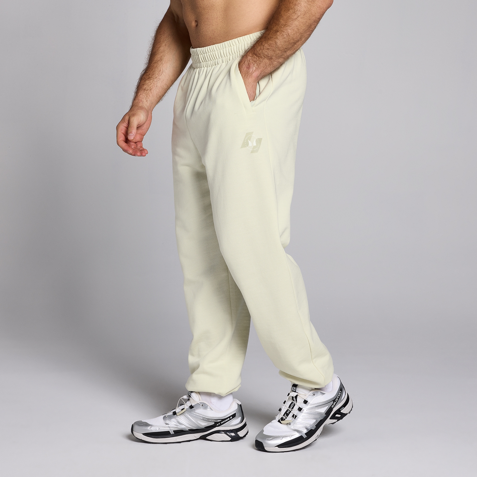 Bild von MP Herren Tempo Oversized Jogginghose – Gerstengrün  - XL