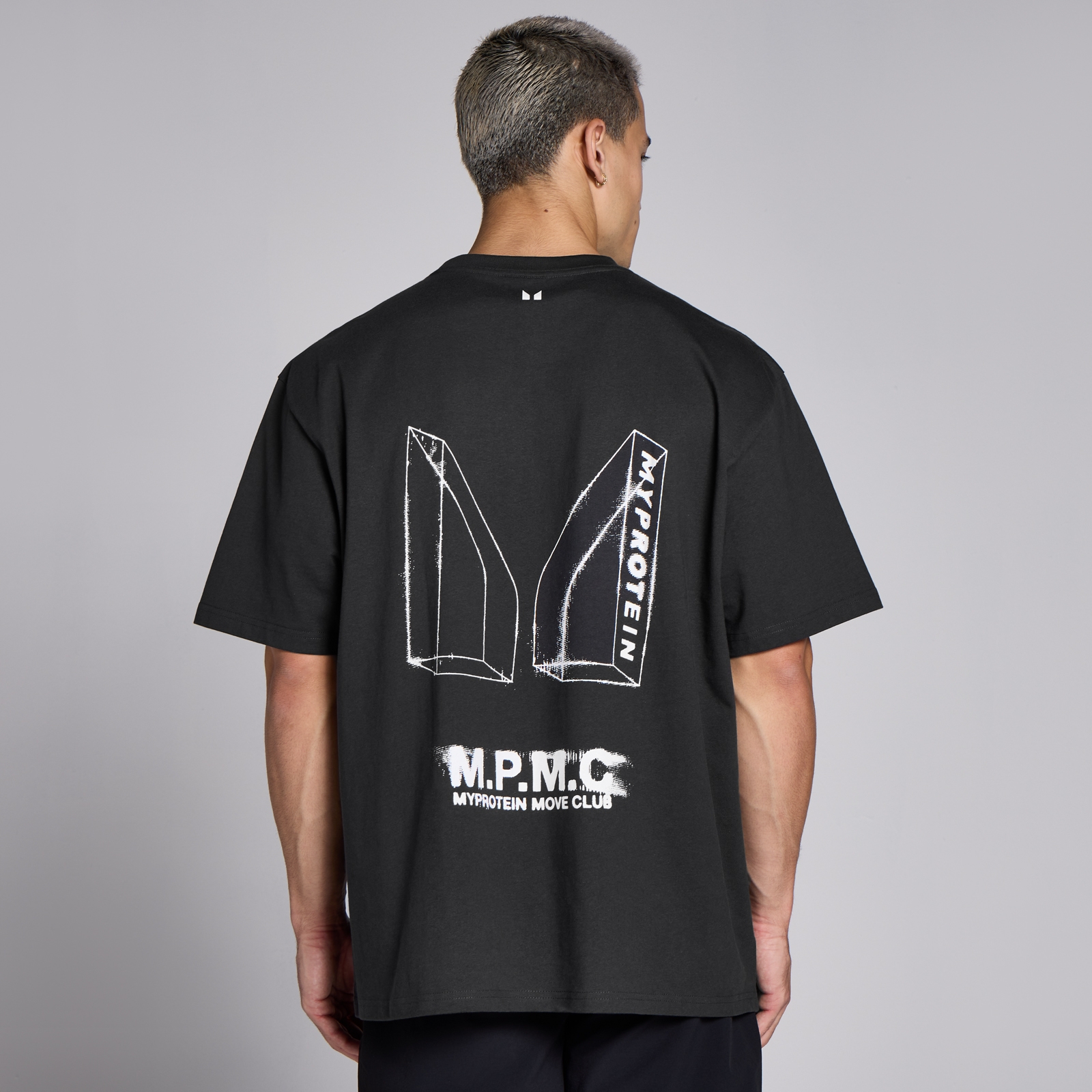 Bild von MP Lifestyle T-Shirt mit Grafik – Verwaschenes Schwarz  - S-M