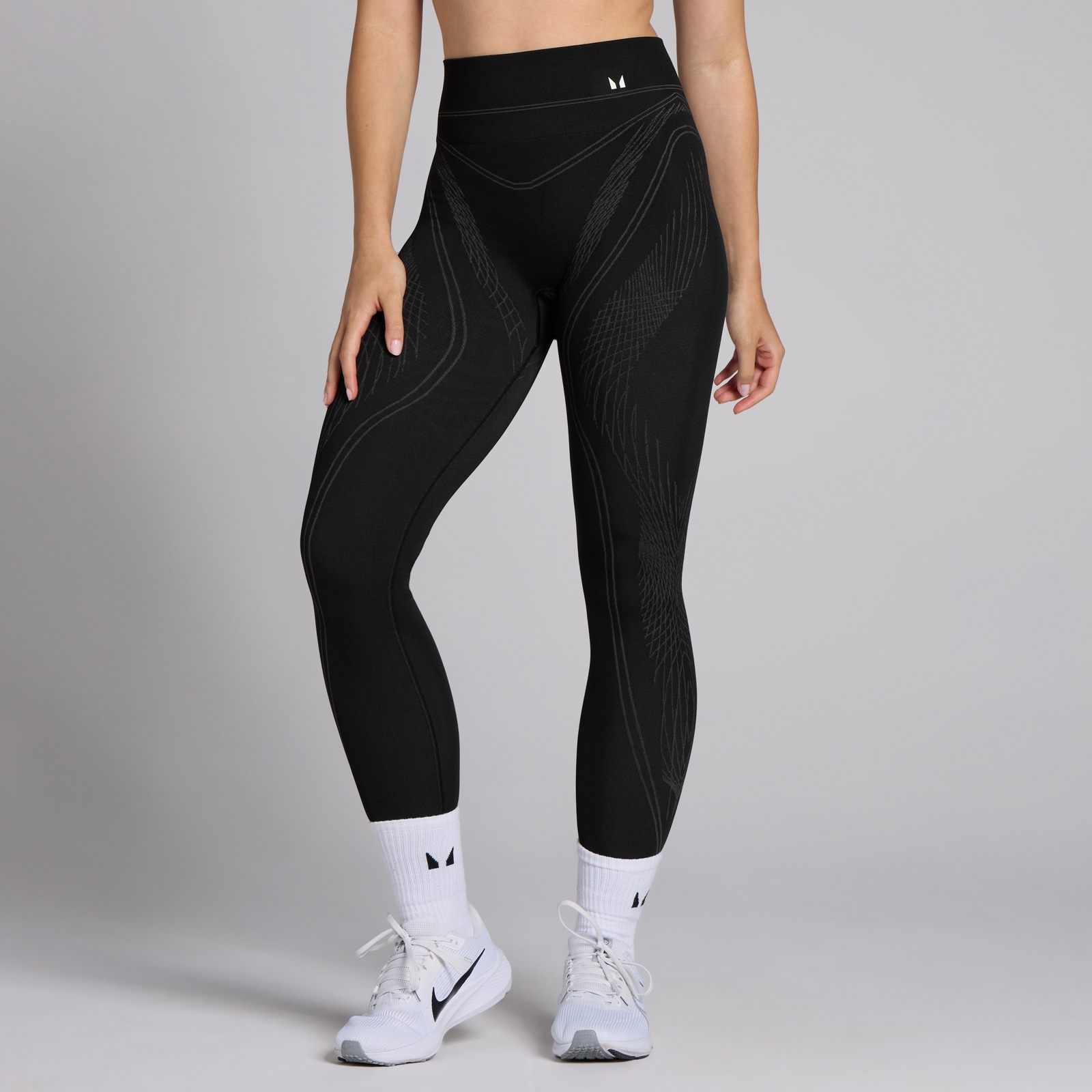 Bild von MP Women's Tempo Seamless Linear Leggings - Black - XS