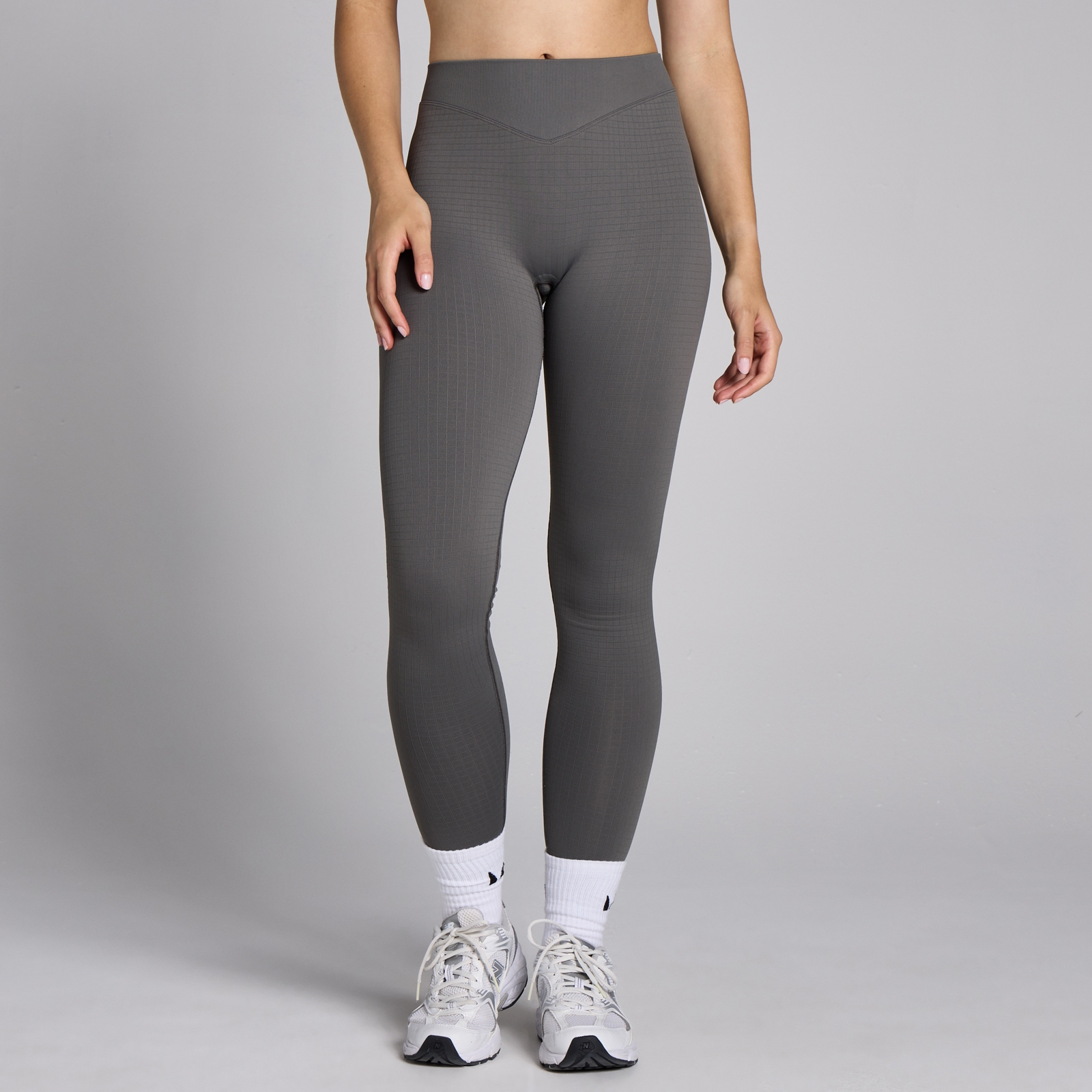 Bild von MP Women's Lifestyle Waffle Seamless Leggings - Gunmetal - XXL
