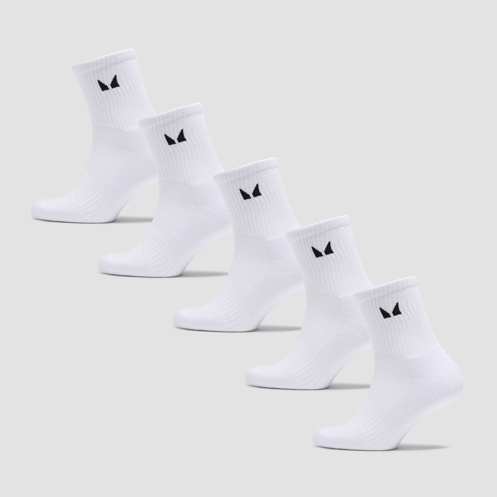 Bild von MP Unisex Crew Socks (5 Pack) - White - UK 9-11