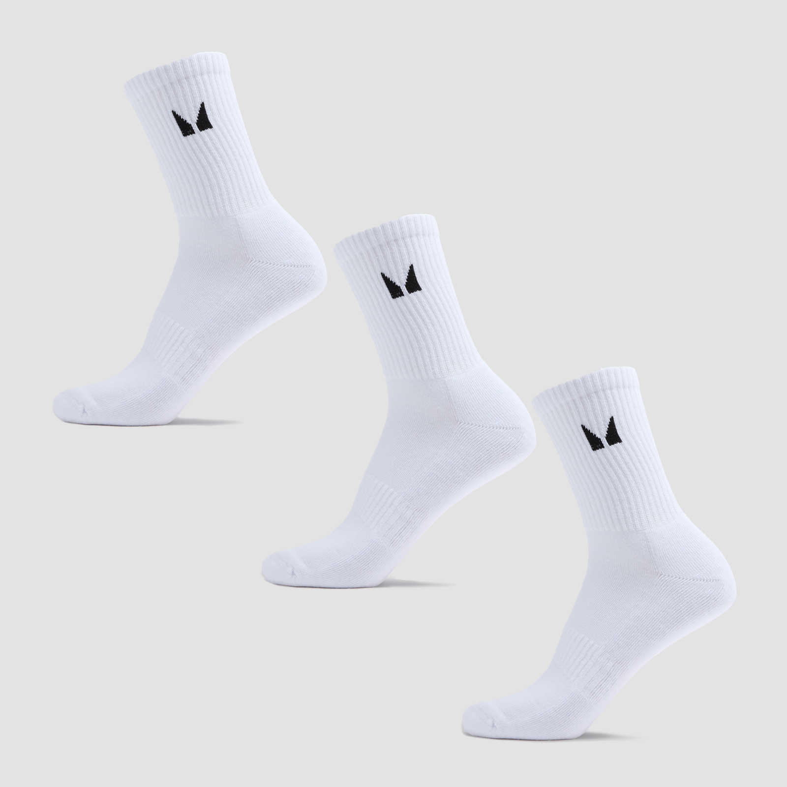 Bild von MP Unisex Crew Socks (3 Pack) - White - UK 9-11