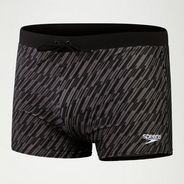 Bild von speedo valmilton lines badeanzug schwarz   grau