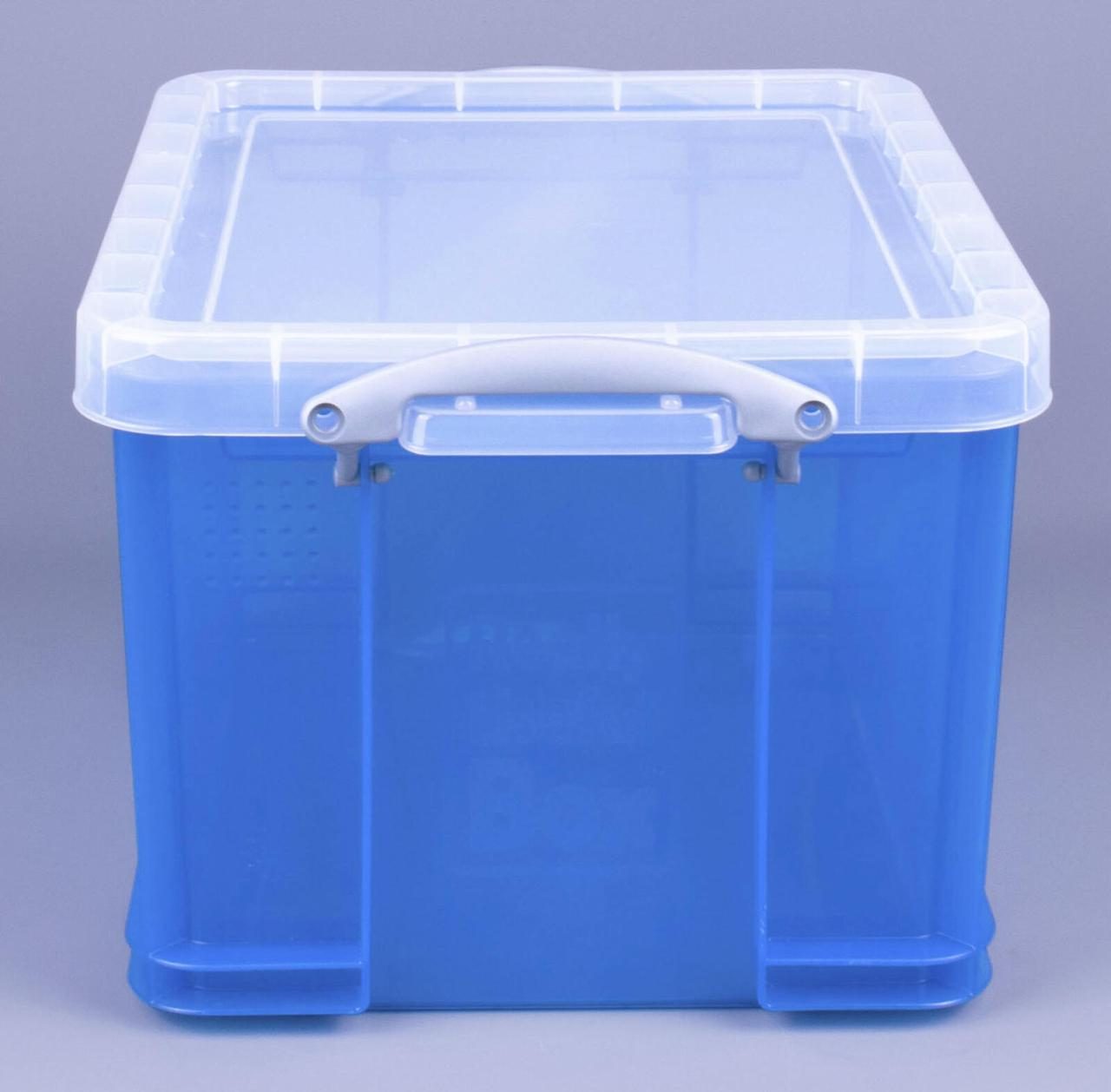 Bild von Really Useful Box 35B Really Usefull Box Aufbewahrungsbox mit Deckel, Inh.35 Liter, blau