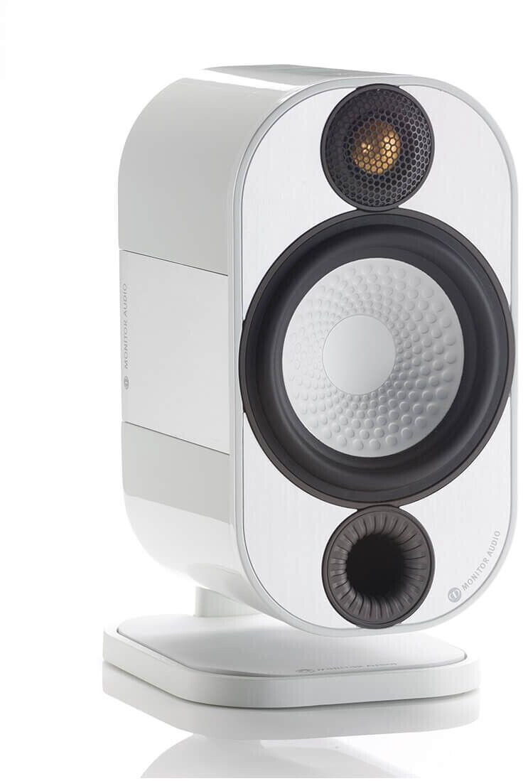 Bild von MONITOR AUDIO Monitor Audio Apex A10 Kompakt-Lautsprecher, 1 Stück, weiß Regal-Lautsprecher