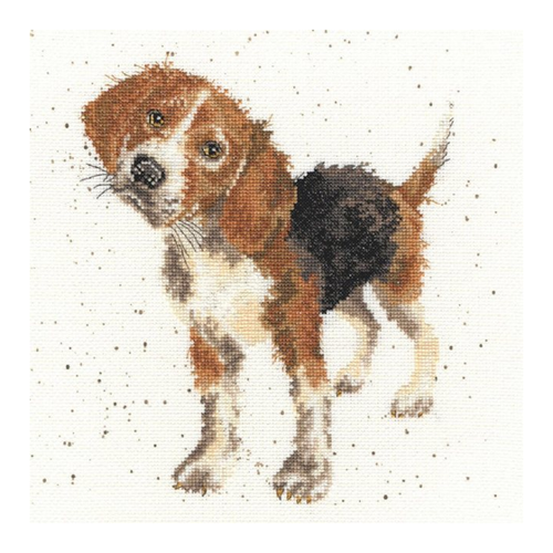 Bild von Bothy Threads Kreuzstich-Set "Beagle" – Kreativset für Stickfans