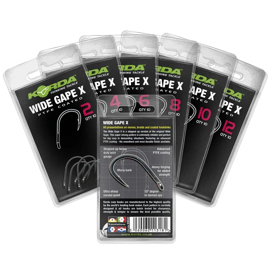 Bild von KORDA Wide Gape X Gr.4 10Stk.