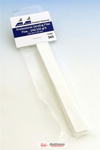 Bild von ALBION ALLOYS Krick Profi-Sandpapierfeile 20x165 mm fein (VE3) / AA343
