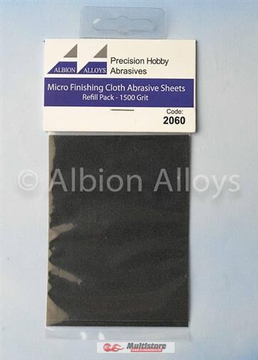 Bild von ALBION ALLOYS Krick Mikro-Schleifleinen 1500 Körnung (VE2) 100x70 mm / AA2060