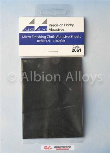 Bild von ALBION ALLOYS Krick Mikro-Schleifleinen 1800 Körnung (VE2) 100x70 mm / AA2061